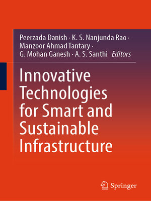 cover image of Innovative Technologies for Smart and Sustainable Infrastructure